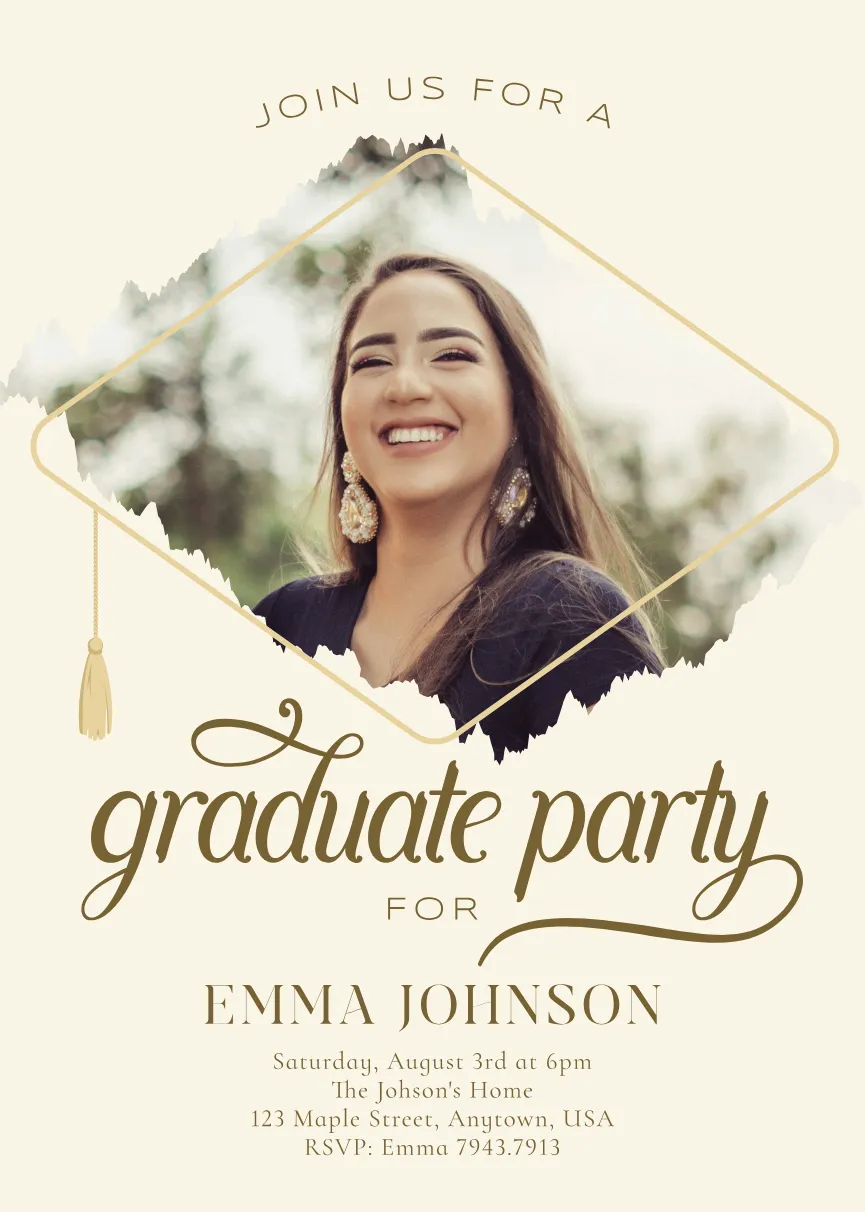 graded pokemon card price Modern Graduation Party Invitation Card – High Peaks Studios LLC main image 1