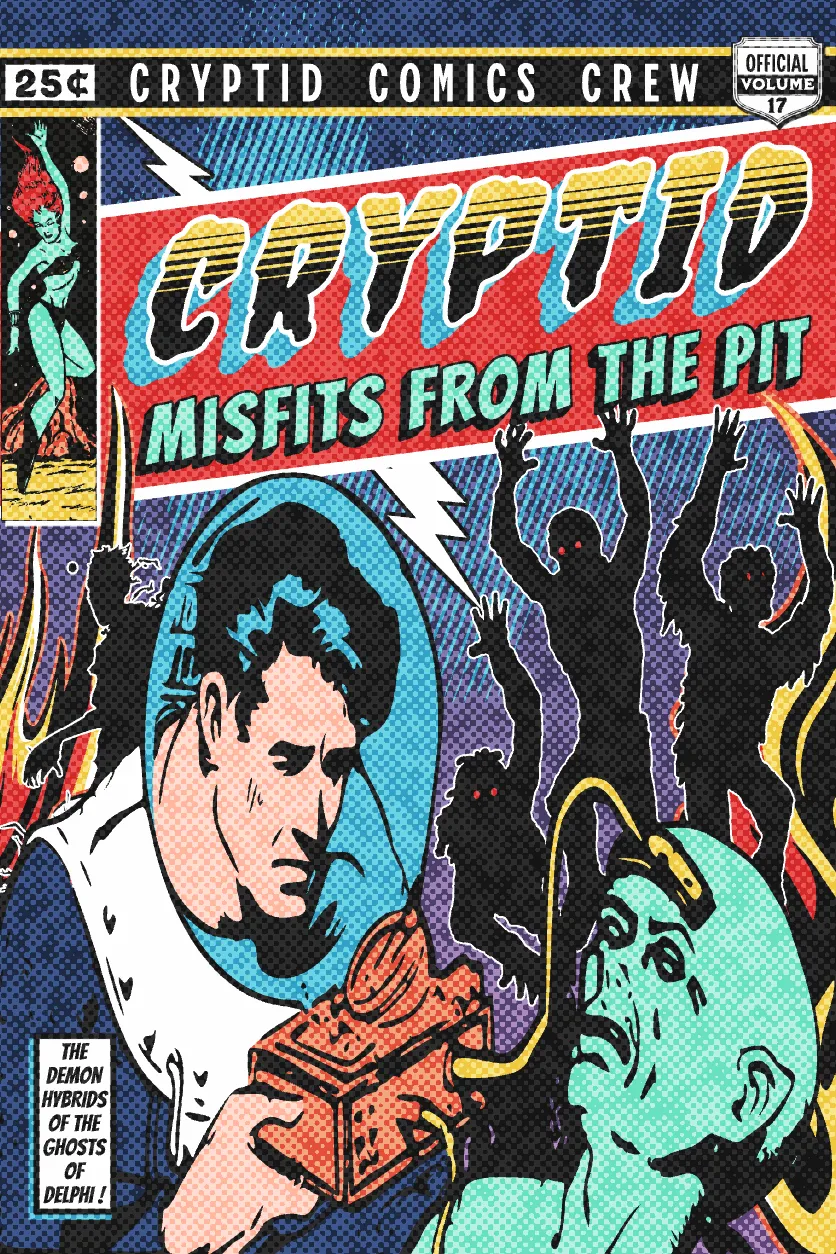 Cryptid Poster Computer Kittl | The AI-First Design Platform for Creators