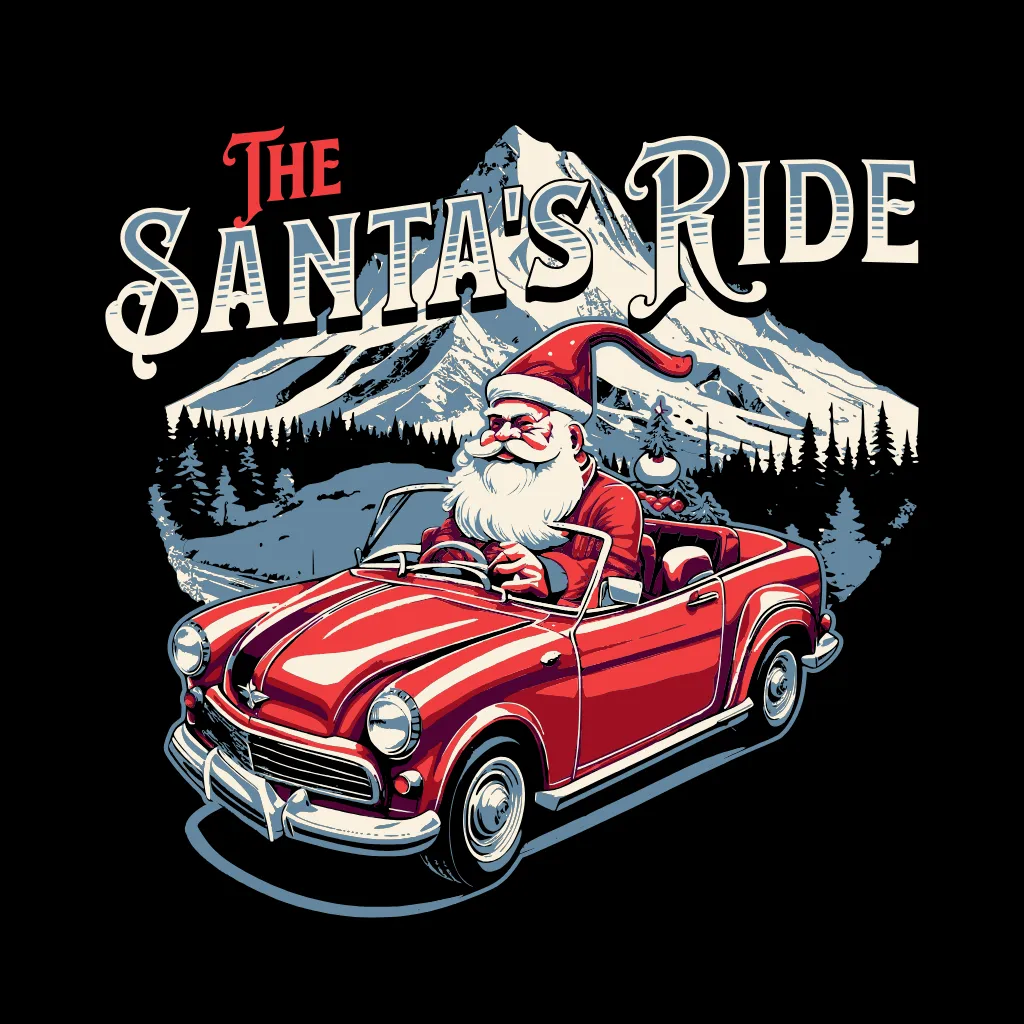 Santa Ride Design Kittl | The AI-First Design Platform for Creators