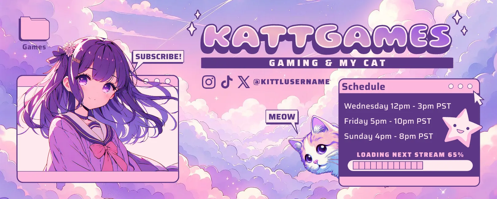 Banner Api Twitch Banner Maker - Create Twitch Banners Online | Kittl