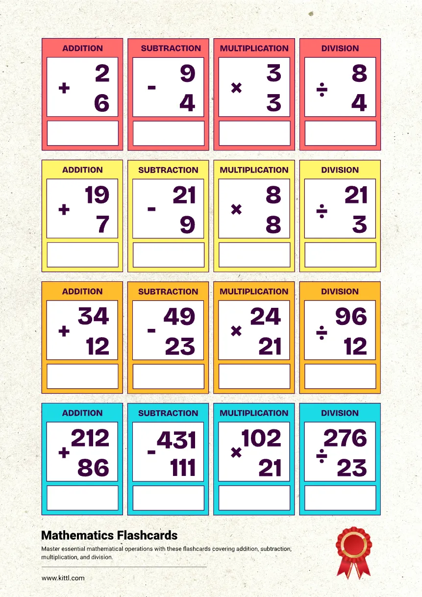 Free Online Flashcard Maker - Create Printable Flashcards | Kittl