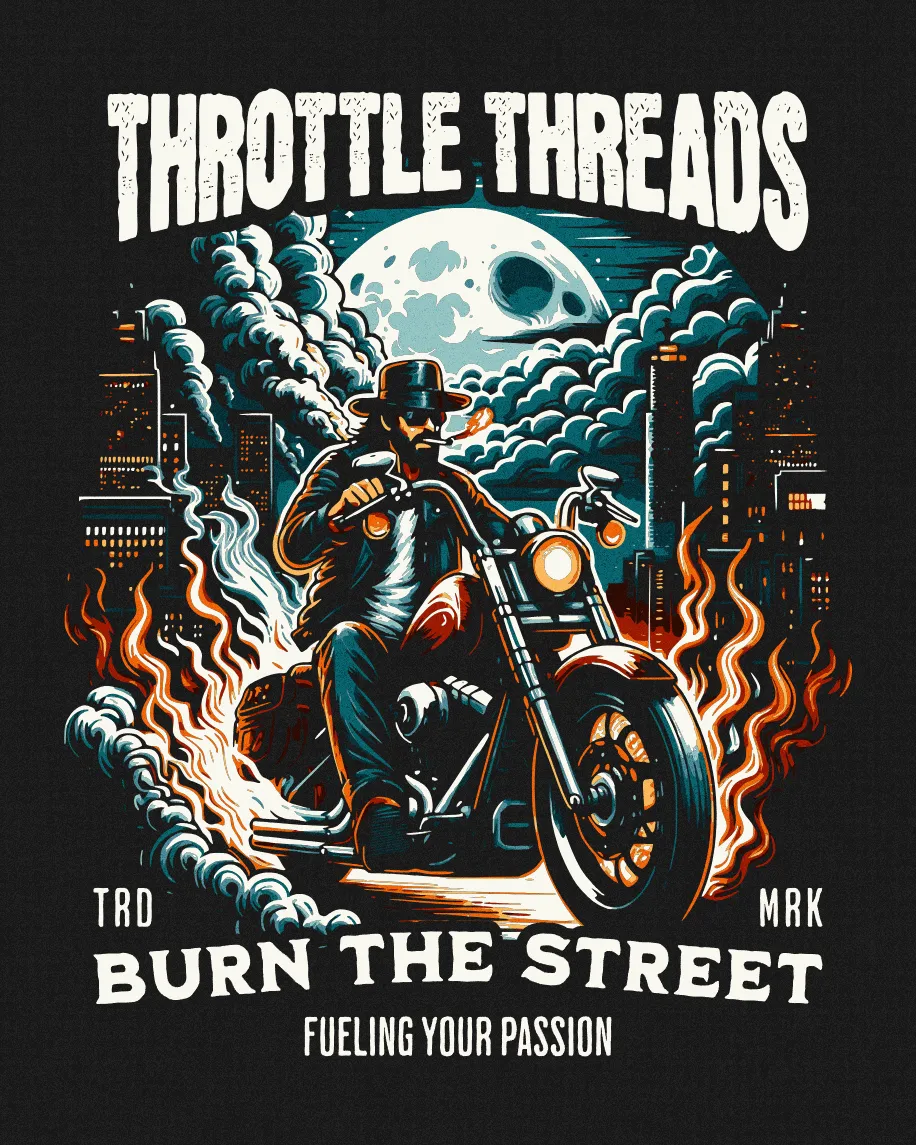 Throttle Threads Logo Kittl | The AI-First Design Platform for Creators