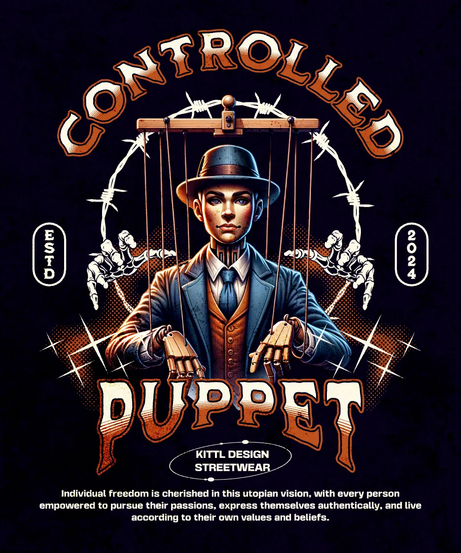 Thread Controlled Puppet Kittl | The AI-First Design Platform for Creators