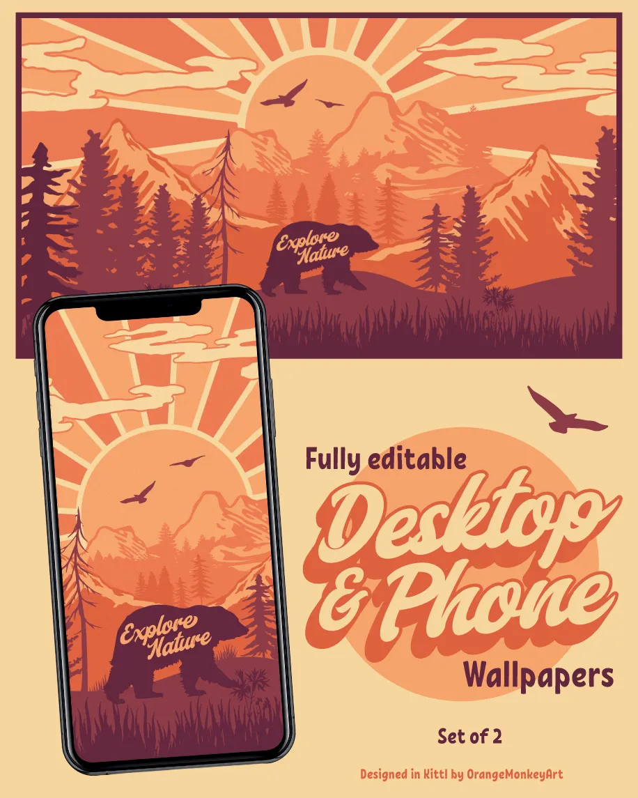 Free Wallpaper Maker - Make and Personalize Your Own Wallpaper | Kittl