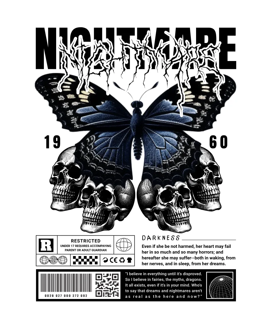 Nightmare Rotation Template Kittl | The AI-First Design Platform for Creators