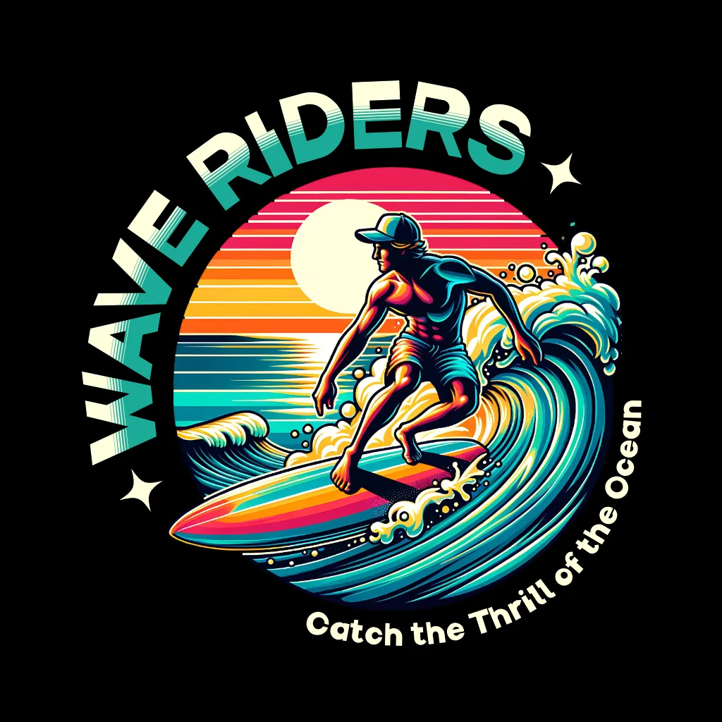 Wave Rider Text Designs Kittl | The AI-First Design Platform for Creators