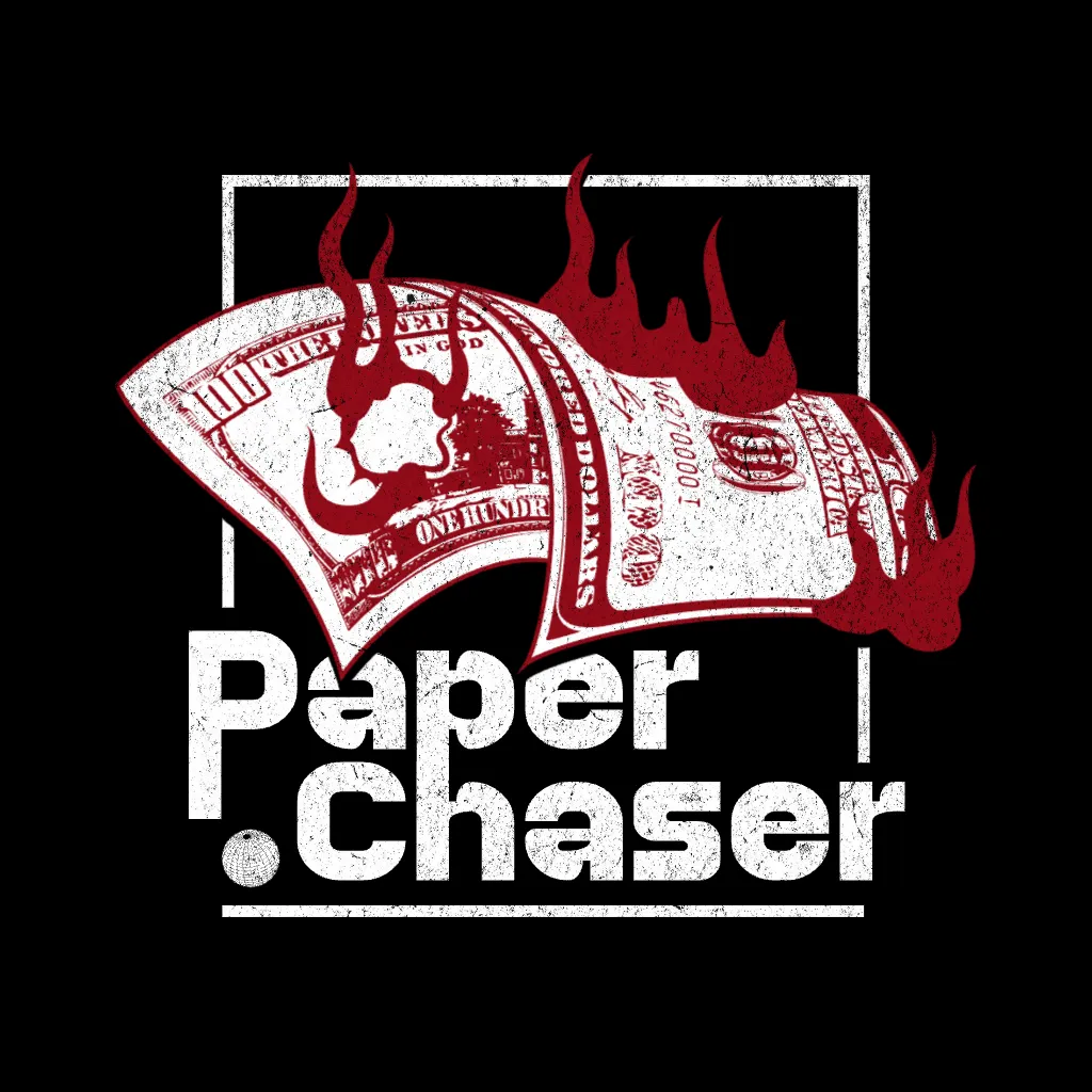 Paper Chasing Sticker Kittl | The AI-First Design Platform for Creators
