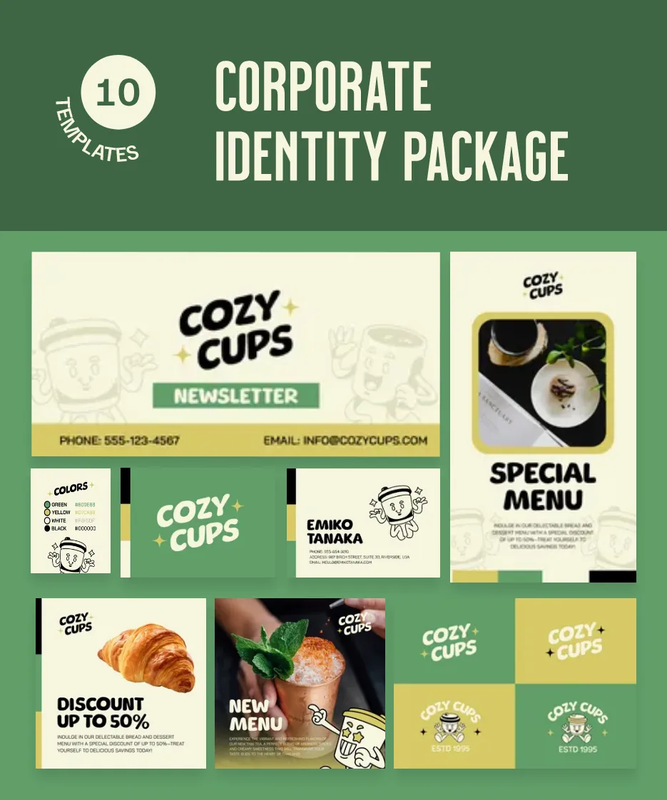 Free and Editable Brand Kit Templates | Kittl