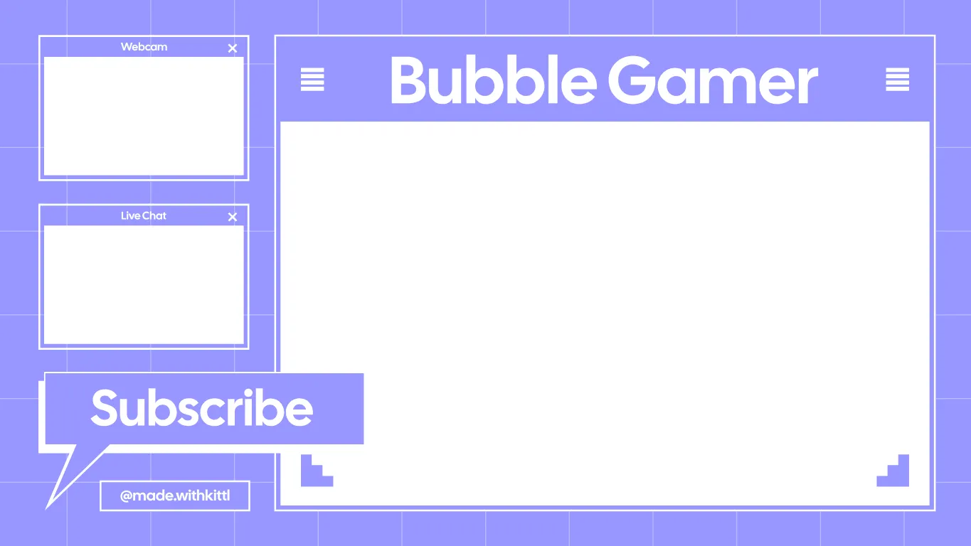 Free Online Twitch Overlay Maker - Create a Custom Overlay | Kittl