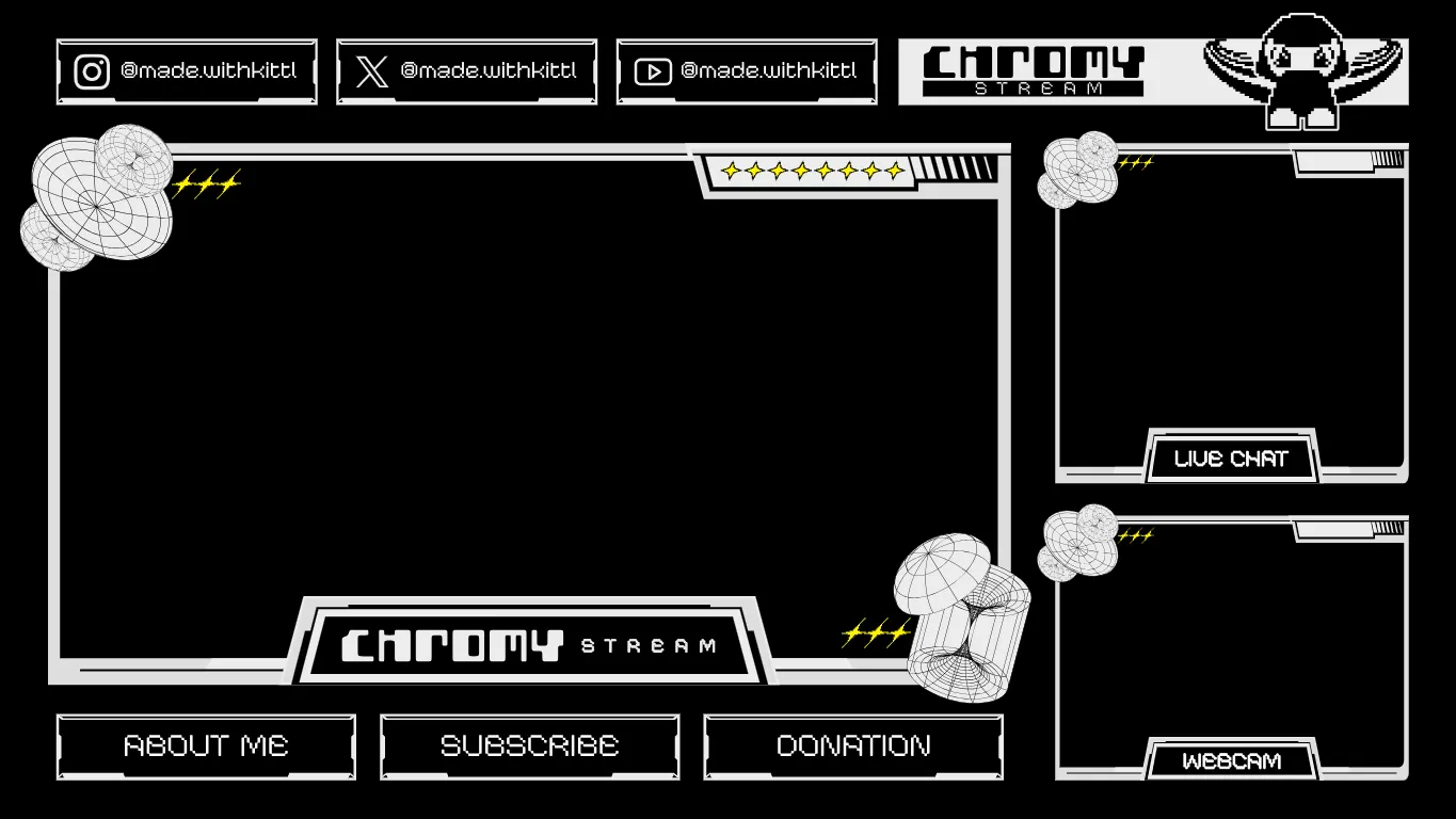 Free Online Twitch Overlay Maker - Create a Custom Overlay | Kittl