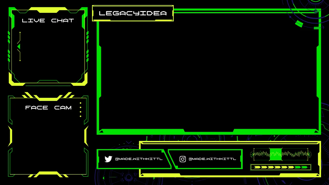Stream Overlay Create Free Online Twitch Overlay Maker - Create a Custom Overlay | Kittl
