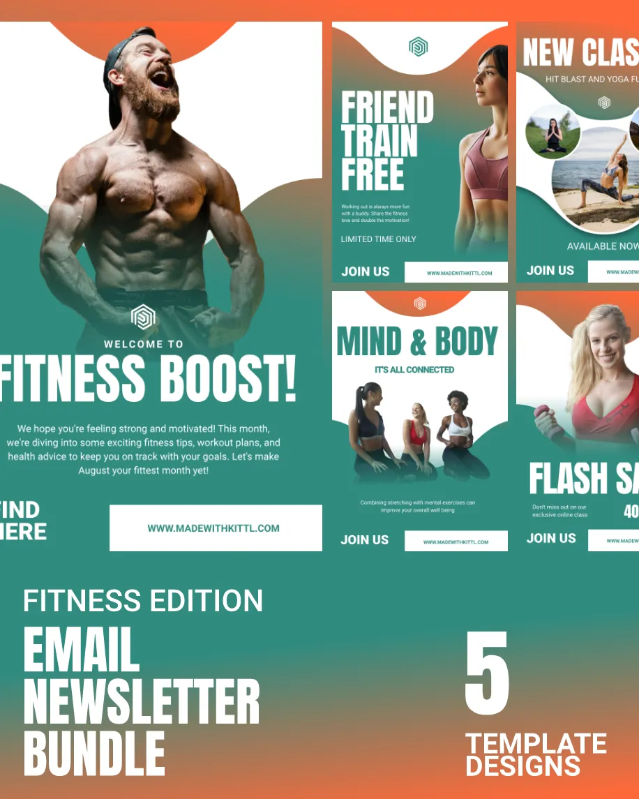 Gym Newsletter Examples Kittl | The AI-First Design Platform for Creators