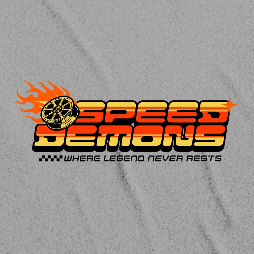 Speed Demons Vector Kittl | The AI-First Design Platform for Creators