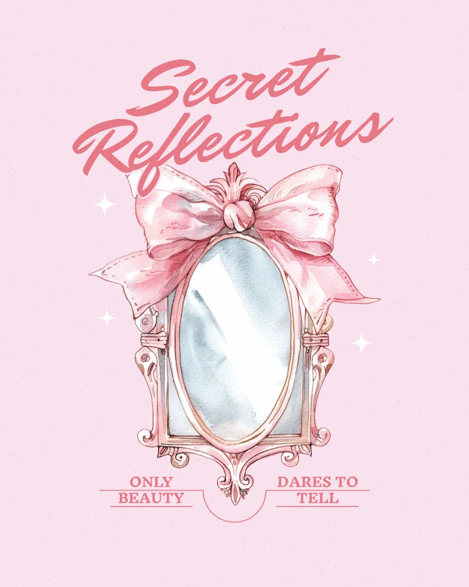 Secret Message Reflection Kittl | The AI-First Design Platform for Creators
