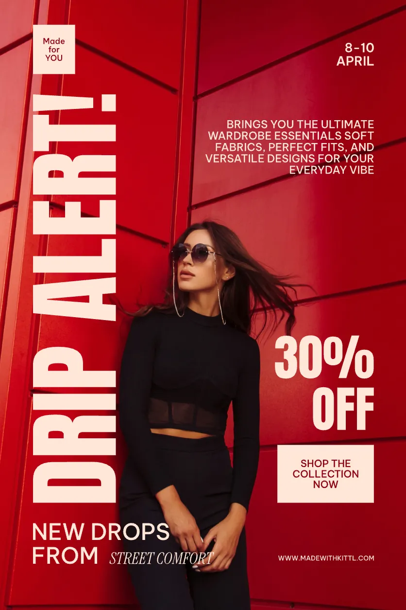 Pinterest Accessory Advertisements Kittl | The AI-First Design Platform for Creators