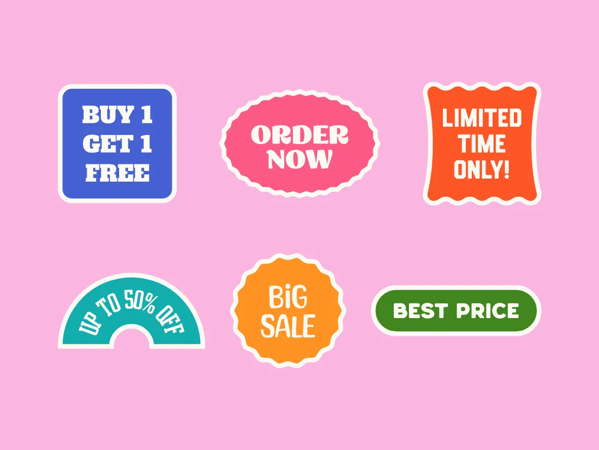 Mini Sticker Bundle Layout Kittl | The AI-First Design Platform for Creators