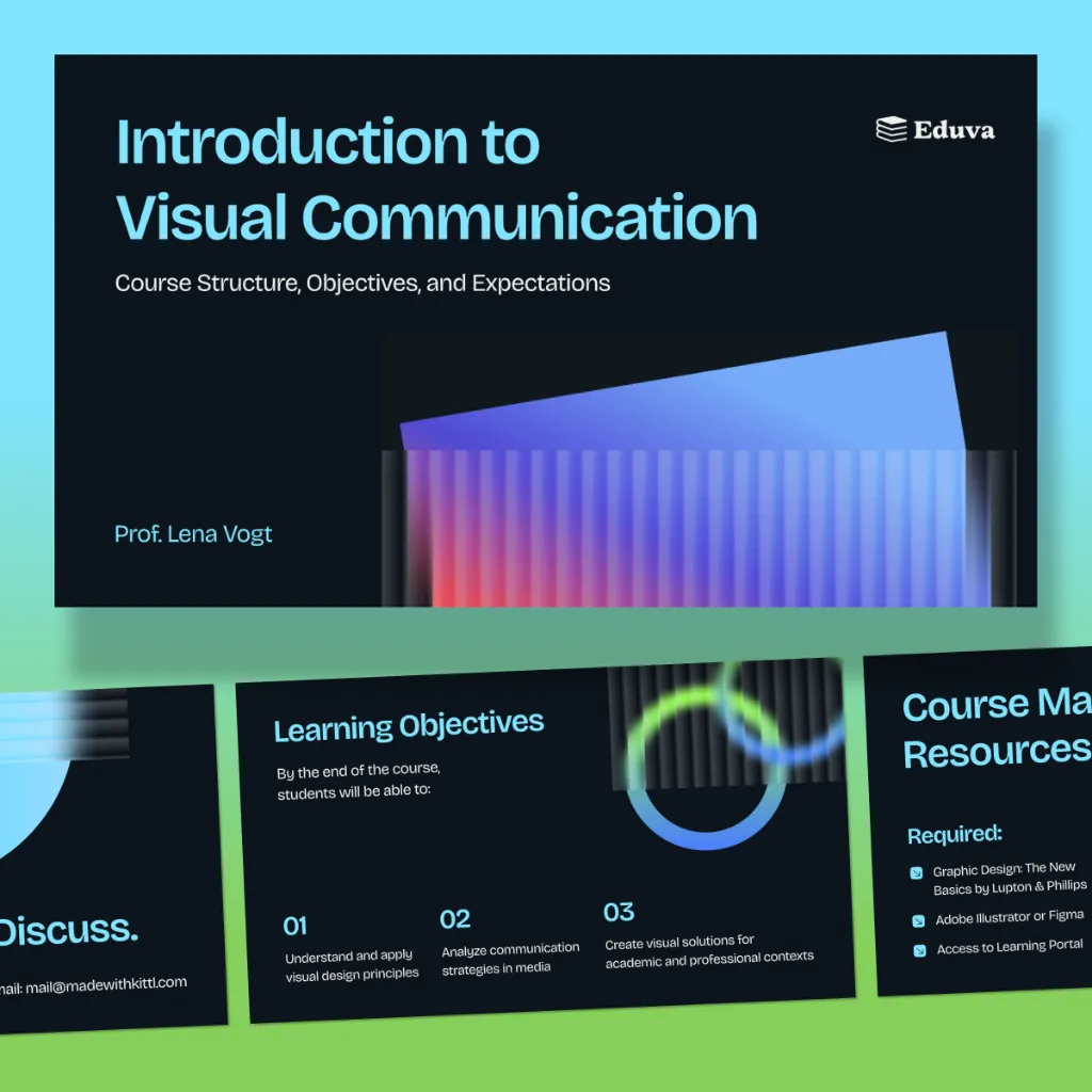 Slide Visual Complementary Program Kittl | The AI-First Design Platform for Creators