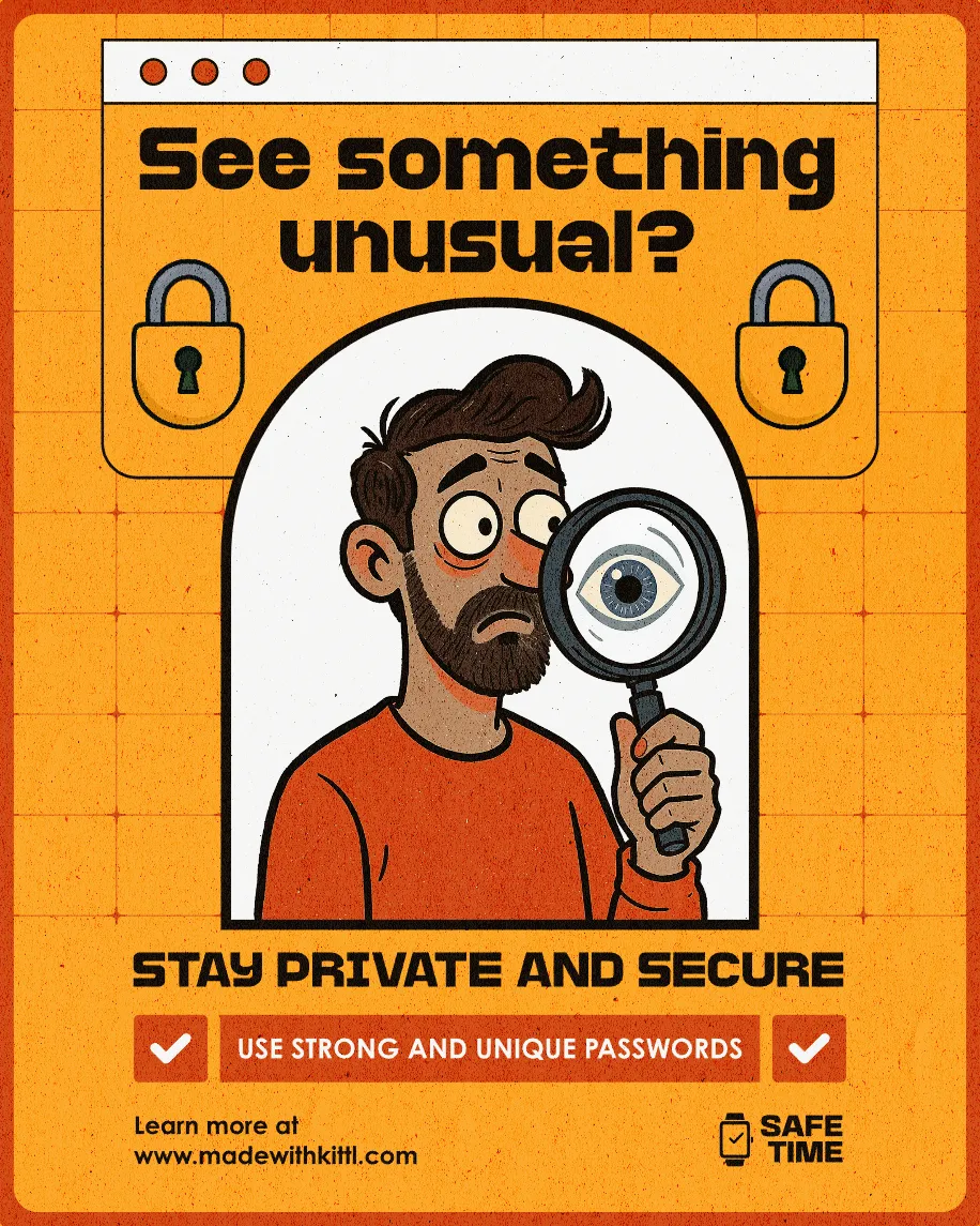 Security Poster Example Kittl | The AI-First Design Platform for Creators
